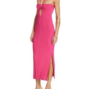 Cult Gaia Elfreda Keyhole Knit Midi Dress